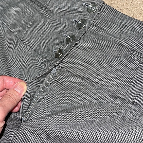 TEENFLO | Light Wool Skirt with Corset Waist - sz 8 - Picture 4 of 10